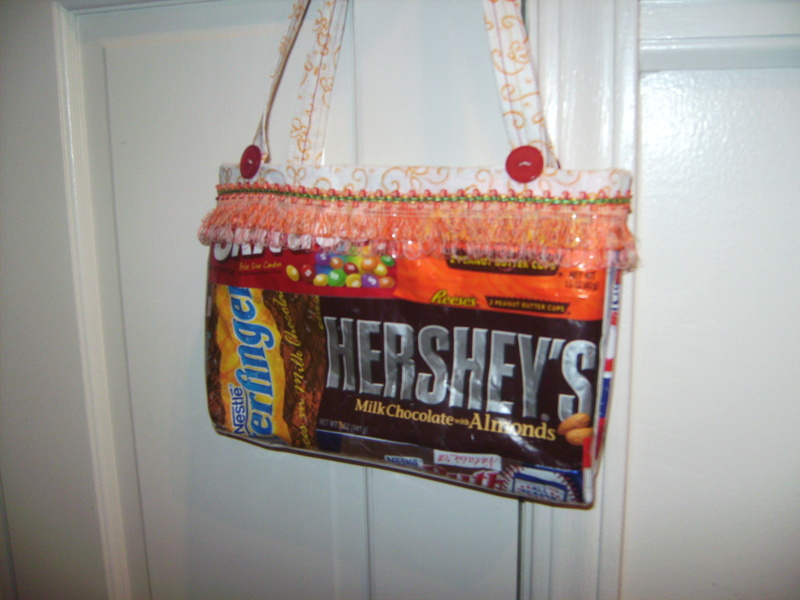 Purse Made From Candy Wrappers